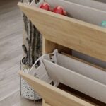 Scarpiera SHC540OAK quattro ante a ribalta rovere - immagine 5