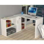 Scrivania angolare Alis bianco reversibile - immagine 2