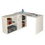 Scrivania angolare Alis bianco reversibile - immagine 3