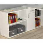 Scrivania angolare Alis bianco reversibile - immagine 7