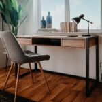 Scrivania Denver 30 L120xP60XH75 quercia antracite