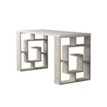 Scrivania Labirent 140 bianco con piedi bianco vintage - immagine 2