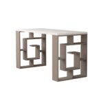 Scrivania Labirent 140 tortora bianco - immagine 2