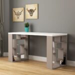 Scrivania Labirent 140 tortora bianco