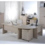 Scrivania per ufficio Larix 180x80 cm larice beige - immagine 3