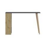 Scrivania Pina 120 con libreria laterale noce antracite - immagine 5