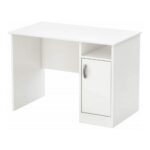 Scrivania Subat bianca 90 cm - immagine 2