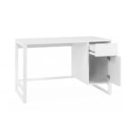 Scrivania Sumatra30A bianca anta e cassetto - immagine 4