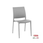 Sedia Curtis polipropilene bianca design ergonomico - immagine 4
