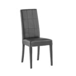 Sedia Lory ecopelle grigio