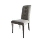 Sedia Montecarlo 3 bottoni tessuto grigio - immagine 2