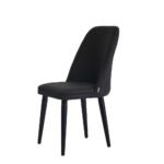 Sedia Niva tessuto nero antimacchia gambe nero - immagine 2