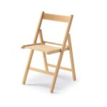 Sedia pieghevole Penelope in legno naturale