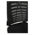 Sedia ufficio tessuto microforato nera Kizi - immagine 4