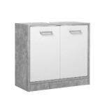 Set bagno Madeira beton bianco - immagine 3