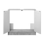 Set bagno Madeira beton bianco - immagine 4