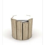 Tavolino da salotto impilabile Nido Hansel rovere bianco - immagine 2