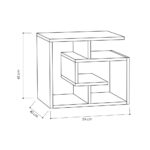Tavolino da salotto Labirent rovere - immagine 3