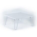 Tavolino da salotto rettangolare bianco Ilia 60x60 MT190403 - immagine 2