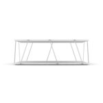 Tavolino da salotto Tars bianco 90x60x31h - immagine 3