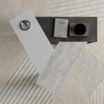 Tavolino da salotto Trio colore cemento bianco - immagine 2