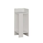 Tavolino di design Elos colore bianco 25x25x60h destro - immagine 2