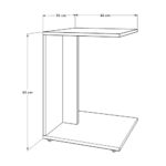 Tavolino per divano  porta pc SHP09LT1 rovere tartufo - immagine 6