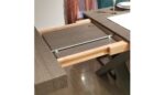 Tavolo allungabile Gondar 180x100 rovere grafite - immagine 3