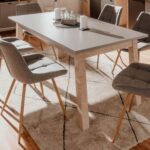 Tavolo allungabile H Epik 50A colore rovere grigio 160x90x75 - immagine 2