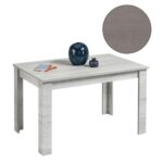 Tavolo allungabile Maribor 140x80 rovere grigio