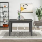 Tavolo allungabile Megaron antracite 120x80 cm - immagine 3