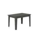 Tavolo allungabile Megaron antracite 120x80 cm - immagine 5