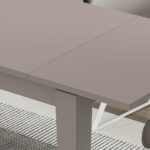 Tavolo allungabile Megaron tortora light mocha 120x80 cm - immagine 5