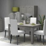 Tavolo allungabile Tolmen cemento 140x80 cm - immagine 2