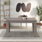 Tavolo allungabile Tolmen light mocha tortora 140x80 cm - immagine 3