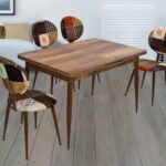 Tavolo Brigitte allungabile noce country 75 x 120 - immagine 2