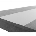 Tavolo Niklas con pannello centrale  cemento - immagine 3