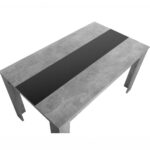 Tavolo Niklas con pannello centrale  cemento - immagine 4