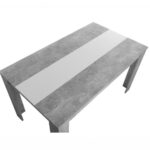 Tavolo Niklas con pannello centrale  cemento - immagine 5