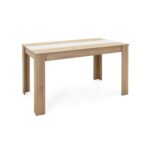 Tavolo Niklas con pannello centrale rovere - immagine 2