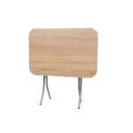 Tavolo pieghevole 10027 60x90 rovere sonoma e gambe grigio - immagine 2