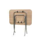 Tavolo pieghevole 10027 60x90 rovere sonoma e gambe grigio - immagine 3