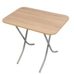 Tavolo pieghevole 10031 70x120 rovere sonoma e gambe grigio