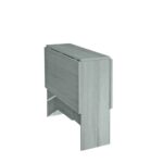 Tavolo pieghevole salvaspazio Artemio colore cemento - immagine 2