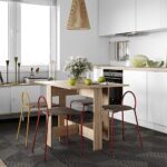 Tavolo pieghevole salvaspazio Artemio colore rovere - immagine 3