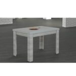 Tavolo raddoppiabile Maribor 100x100 cm. betulla bianco oliva - immagine 2