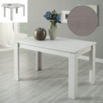 Tavolo raddoppiabile Maribor 120x80 cm. rovere grigio