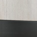 Tavolo rettangolare allungabile Golia 130x80 struttura antracite e piano bianco larice - immagine 2