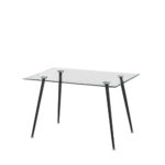 Tavolo SETFULL in cristallo temperato 120x80x85H - immagine 2