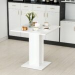 Tavolo Xeon bianco quadrato 72x72 - immagine 2